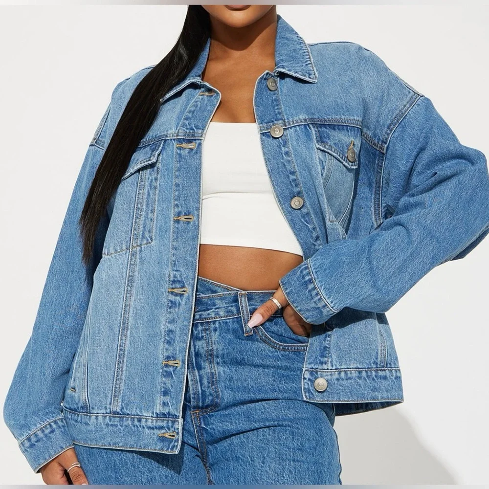 Jean Jacket🩵 - Picture 1 of 5
